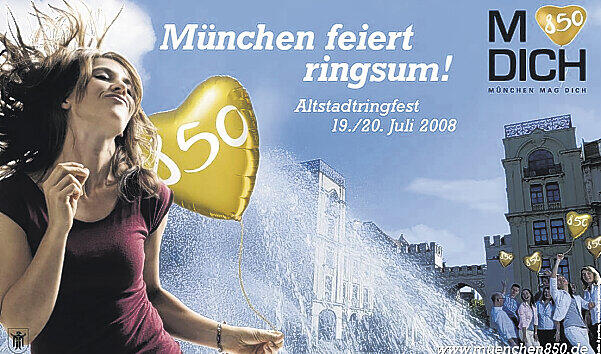 Das Plakat zum Fest: Rund um den Altstadtring geht am 19. und 20. Juli die Post ab &ndash; dank der Stadt, die das Fest organisiert.