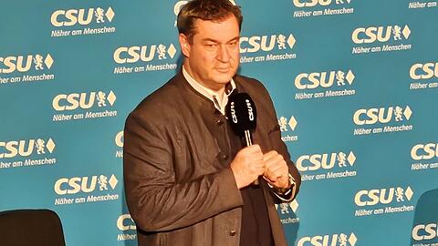 Markus Söder statt Star Wars gab's in Berchtesgaden.