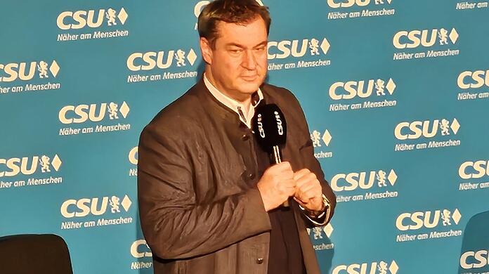 Markus Söder statt Star Wars gab's in Berchtesgaden.