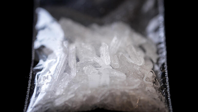 Extrem gefährlich: Die synthetische Droge Crystal Meth. Extrem gefährlich: Die synthetische Droge Crystal Meth.