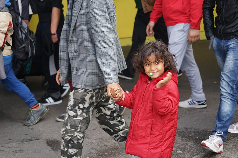 20 000 Flüchtlinge sind am Wochenende in München angekommen. Die Bilder vom Hauptbahnhof.