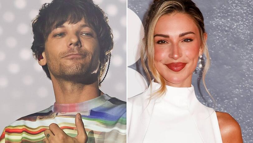 Louis Tomlinson neben Zara McDermott. Louis Tomlinson neben Zara McDermott.