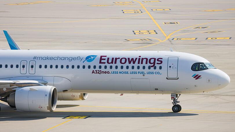 Wegen der hohen Nachfrage fliegt Eurowings zus&auml;tzliche Verbindungen nach Westeuropa. (Archivbild)