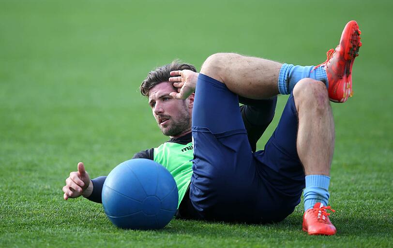 In der zweiten Einheit des ersten Trainingstages standen für den TSV 1860 ein Kraftzirkeltraining und Spielformen an.
