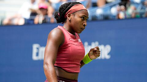Coco Gauff steht in New York in der dritten Runde.