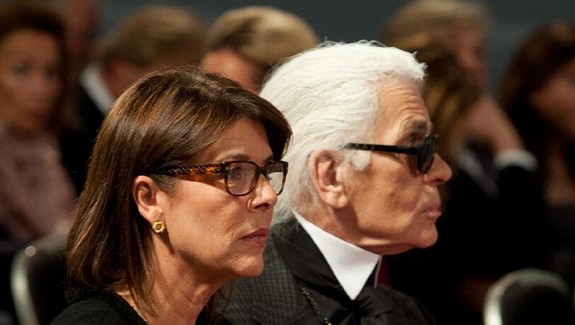 "Sie ist meine liebste Freundin", sagt Lagerfeld bei der Laudatio "Sie ist meine liebste Freundin", sagt Lagerfeld bei der Laudatio