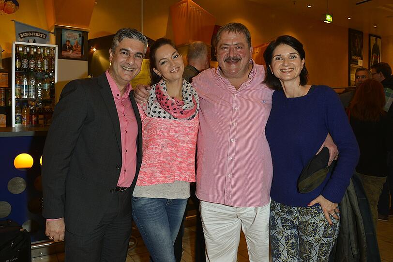 Stephen A. Sikder und Frau Kristin, Joseph Hannesschläger, Petra Einhoff