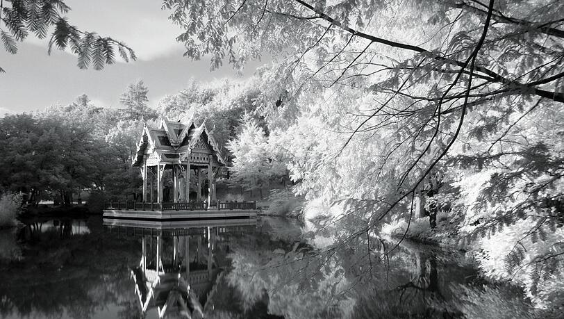 Die Pagode am Westpark. Die Pagode am Westpark.
