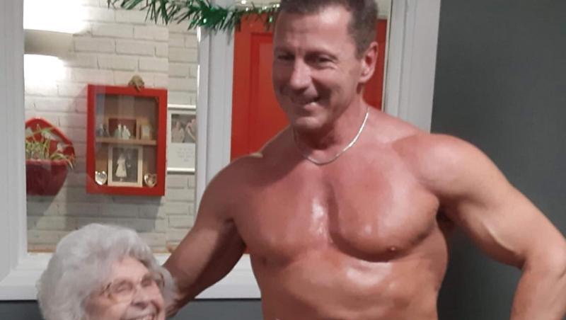 "Ich wünschte, er käme jeden Tag" - Bewohnerin Joan freut sich über den Stripper-Besuch im Altenheim.