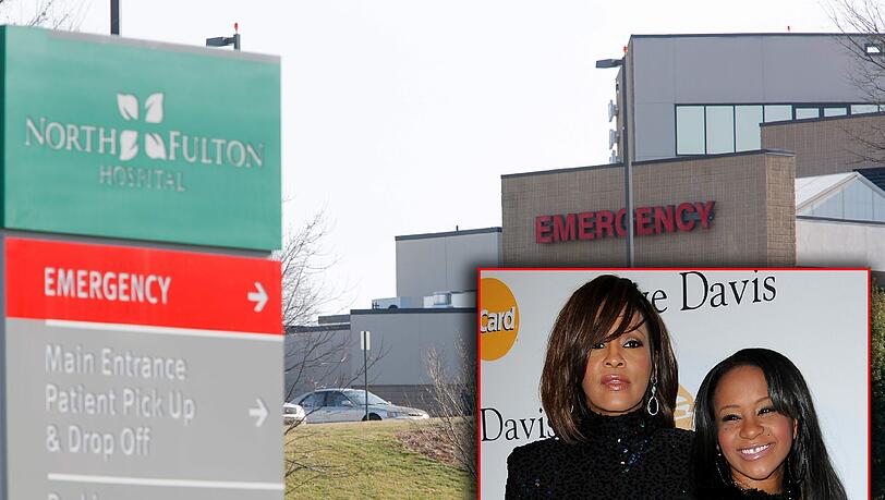 Whitney Houstons Tochter, Bobbi Kristina Brown, liegt im North Fulton Hospital in Atlanta Whitney Houstons Tochter, Bobbi Kristina Brown, liegt im North Fulton Hospital in Atlanta