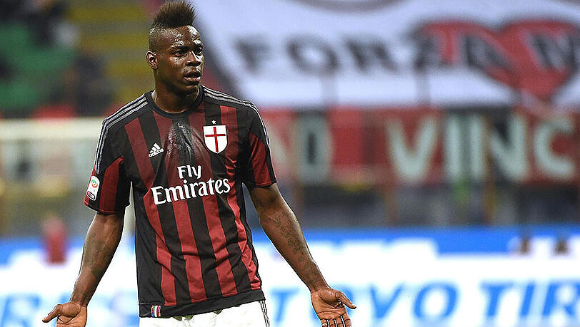 Mario Balotelli, hier noch im Trikot des AC Mailand. Mario Balotelli, hier noch im Trikot des AC Mailand.