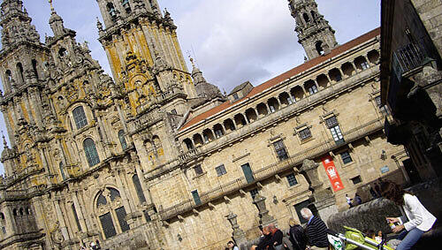 2010 einmal mehr das Topziel der Pilger: Santiago de Compostela, Foto: Gerhard Merk 2010 einmal mehr das Topziel der Pilger: Santiago de Compostela, Foto: Gerhard Merk