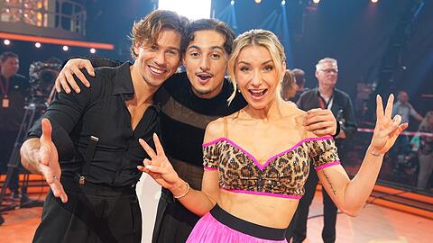 Joel Mattli (li.), Milano und Anna-Carina Woitschack: Wer wird "Dancing Star 2026"?