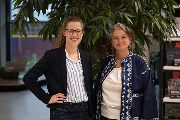 Anna Becker und Susanne Kiehl von der Projektstelle &Ouml;kologisch Essen.
