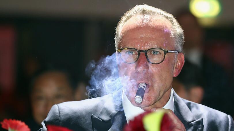 Fand auf dem Bankett emotionale Worte: Karl-Heinz Rummenigge.