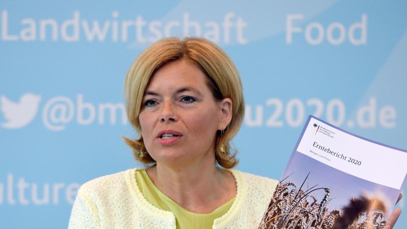 Bundeslandwirtschaftsministerin Julia Klöckner(CDU) stellt in Bonn den Erntebericht 2020 vor. Bundeslandwirtschaftsministerin Julia Klöckner(CDU) stellt in Bonn den Erntebericht 2020 vor.