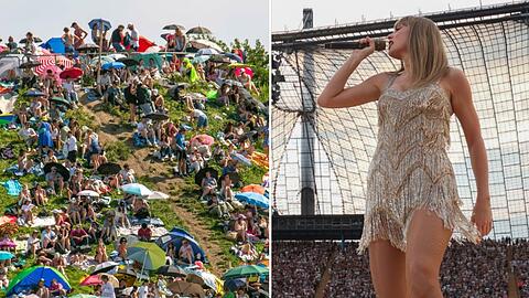 Taylor Swift sorgte an zwei Tagen für einen vollen Olympiapark in München. Mehr als 200.000 Menschen lockte sie am Wochenende an.