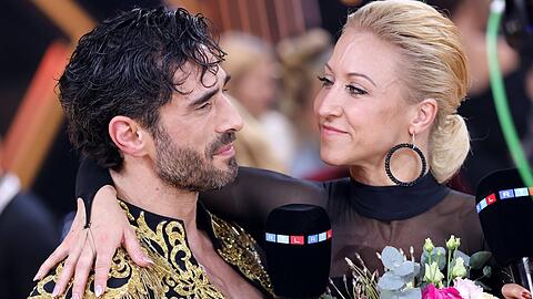 Jan Kittmann mit "Let's Dance"-Partnerin Kathrin Menzinger.