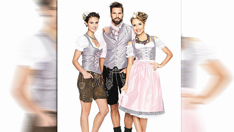 Tracht im traditionellen Stil ist wieder in. Tracht im traditionellen Stil ist wieder in.