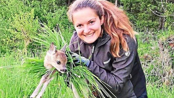 Vor drei Jahren hat Sabrina Augenstein einen Spendenaufruf für eine Drohne mit Kamera gestartet, um damit Rehkitze zu retten. Vor drei Jahren hat Sabrina Augenstein einen Spendenaufruf für eine Drohne mit Kamera gestartet, um damit Rehkitze zu retten.
