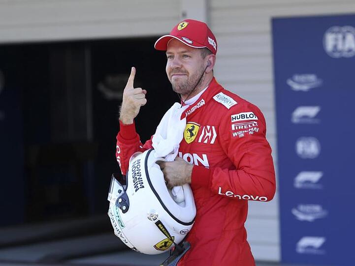 Startet in Suzuka von Platz eins: Ferrari-Pilot Sebastian Vettel.