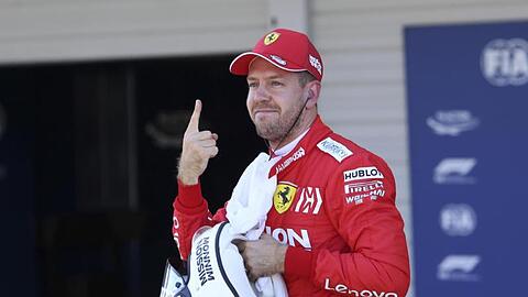 Startet in Suzuka von Platz eins: Ferrari-Pilot Sebastian Vettel.