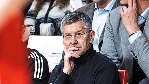 Müller-Unterstützer: Bayern-Präsident Herbert Hainer.  Foto: dpa