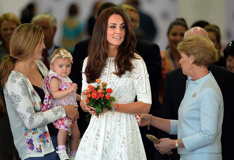 Die Royals am Strand: Kate und William in Australien.