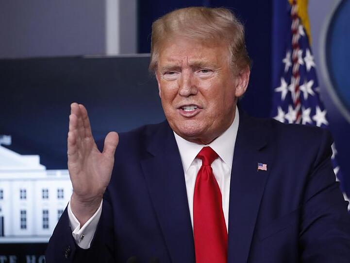 US-Präsident Donald Trump sieht die Bedingungen für Lockerungen als erfüllt an.