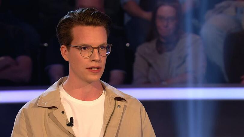 Michael Polit stand am Ende bei 2.000 Euro. Er darf kommende Woche weiterspielen.