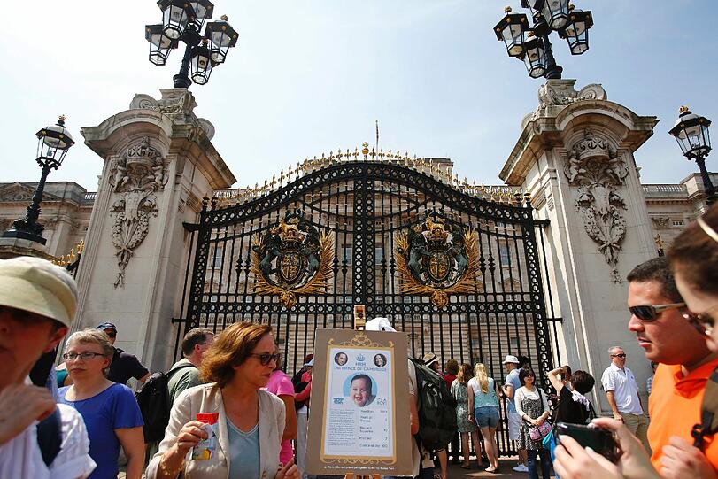 London wartet auf das Royal Baby