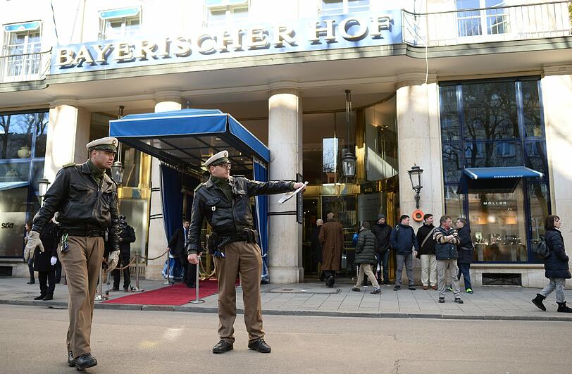 Wie jedes Jahr zur Sicherheitskonferenz verwandelt sich die Münchner Innenstadt zur Hochsicherheitszone.