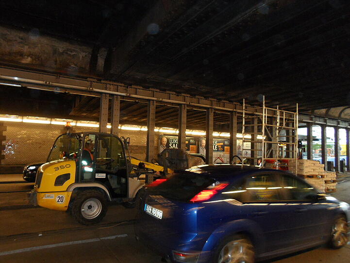 Baustelle Paul-Heyse-Tunnel: Der Blick in die dreckige Röhre
