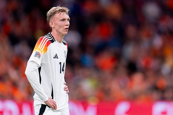 Fällt aus dem DFB-Kader raus: Dortmunds Maximilian Beier. Fällt aus dem DFB-Kader raus: Dortmunds Maximilian Beier.