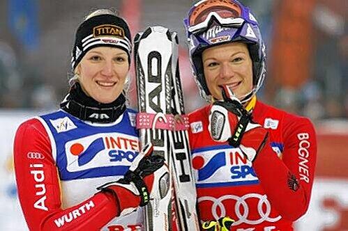 Erfolgreiches Schwestern-Duo: Susanne (links) und Maria Riesch.