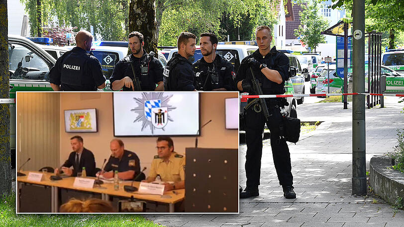 Die Polizei gibt weitere Einzelheiten zum Einsatz in Unterföhring bekannt. Hier gibt's den Livestream.