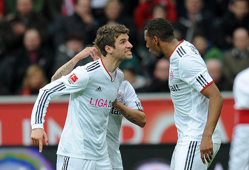 Da flogen die (verbalen) Fetzen: Thomas Müller und Jerome Boateng im Zwist.
