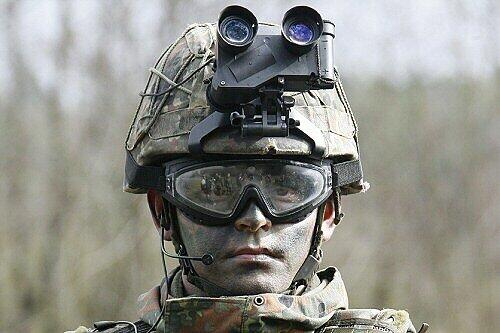 Noch üben die Soldaten auf einem deutschen Truppenübungsplatz