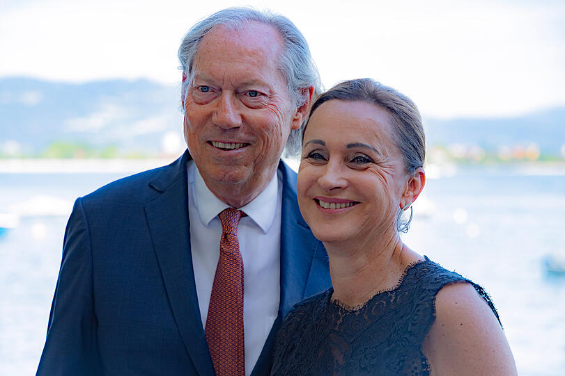 Professor Mang und Sybille Mang - ein eingespieltes Team seit 30 Jahren.