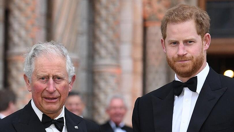 "Charles - Schicksalsjahre eines Königs": König Charles III. und sein Sohn Prinz Harry.
