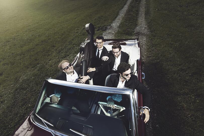 Das Goldmund Quartett.