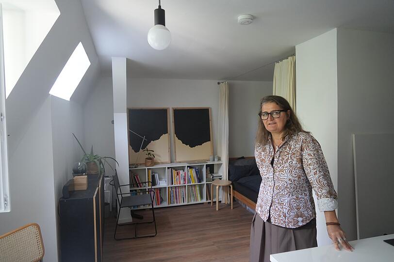 In dieser Ein-Zimmer-Wohnung lebt Ines El Sayed mit ihrer Tochter.