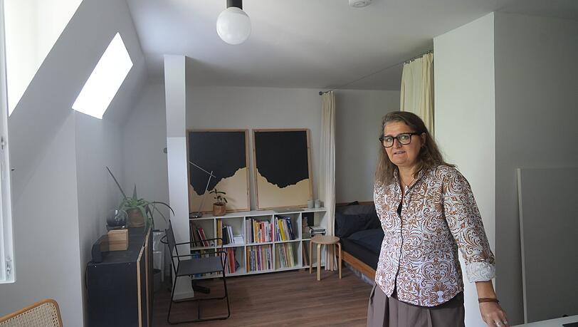 In dieser Ein-Zimmer-Wohnung lebt Ines El Sayed mit ihrer Tochter. In dieser Ein-Zimmer-Wohnung lebt Ines El Sayed mit ihrer Tochter.