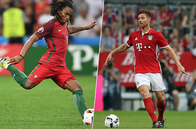Mit 18 der jüngste EM-Champion aller Zeiten:
Renato Sanches. Weltmeister und zweifacher Europameister: Xabi Alonso.