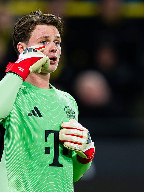 Ihm wird die Position als Nummer eins bei einem Karriereende von Manuel Neuer zugetraut: Jonas Urbig.