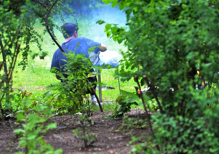 N wie Naturschutz: einen öffentlichen Grillplatz sollte man ordentlich hinterlassen. Logisch.
