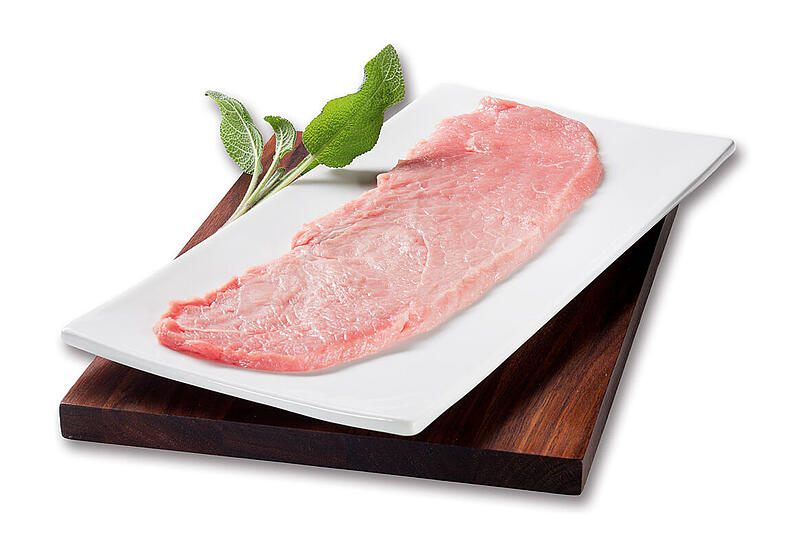 Besonders fein, zart und saftig: Kalbsschnitzel von vinzenzmurr "zart gereift".