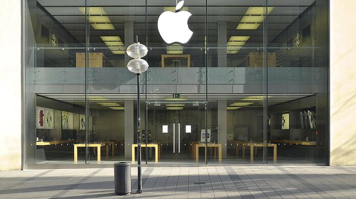 Der Apple-Store in der Münchner Innenstadt. (Archivbild)
