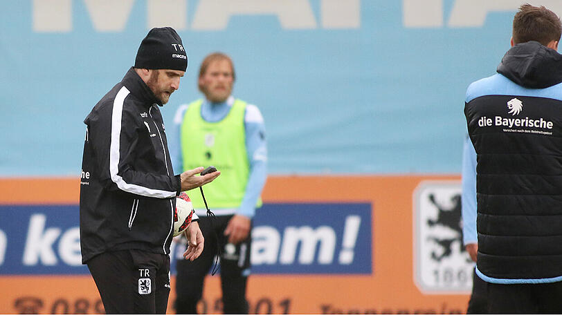 Führte die Sechzger in die Dritte Liga: Trainer Daniel Bierofka (li.).