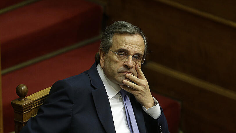 Griechenlands Ministerpräsident Antonis Samaras muss sich ersten Zweifeln an den neu veröffentlichten Haushaltszahlen entgegenstellen. Griechenlands Ministerpräsident Antonis Samaras muss sich ersten Zweifeln an den neu veröffentlichten Haushaltszahlen entgegenstellen.